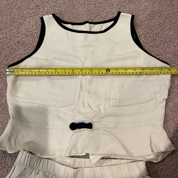 POSITIVE ATTITUDE 2pc Sleeveless Top & Straight Leg Trouser - Picture 4 of 12